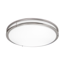 AFX Lighting, Inc. CAF24L5AJUDSN-BB - Carlisle 24'' LED Flush, 120-277V, 34W, 5 CCT, SN, BB
