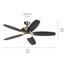  330163NI - 52 Inch Renew Designer Fan