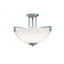  3797NIL18 - Eileen™ 3 Light Convertible Pendant with LED Bulbs Brushed Nickel