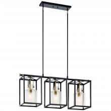  52033NBR - Linear Chandelier 3Lt