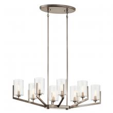  52315CLP - Oval Chandelier 8Lt