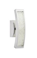  83506 - Crushed Ice™ 3200K 1 Light Wall Sconce Chrome