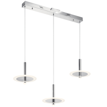  84139 - Korfu™ 3 Light Linear Pendant Cluster Chrome