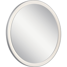  84170 - Ryame™ Round Lighted Mirror Silver