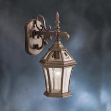  9789TZ - Townhouse 15.25" 1 Light Outdoor Wall Light with Clear Beveled Glass in Tannery Bronze
