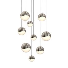  2916.13-AST - 9-Light Round Assorted LED Pendant