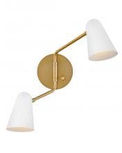  83542LCB-MW - Large Two Light Sconce