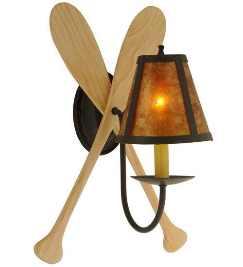 12&#34;W Paddle Wall Sconce