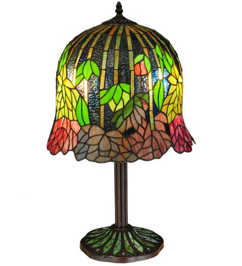 23&#34;H Tiffany Honey Locust Base Table Lamp