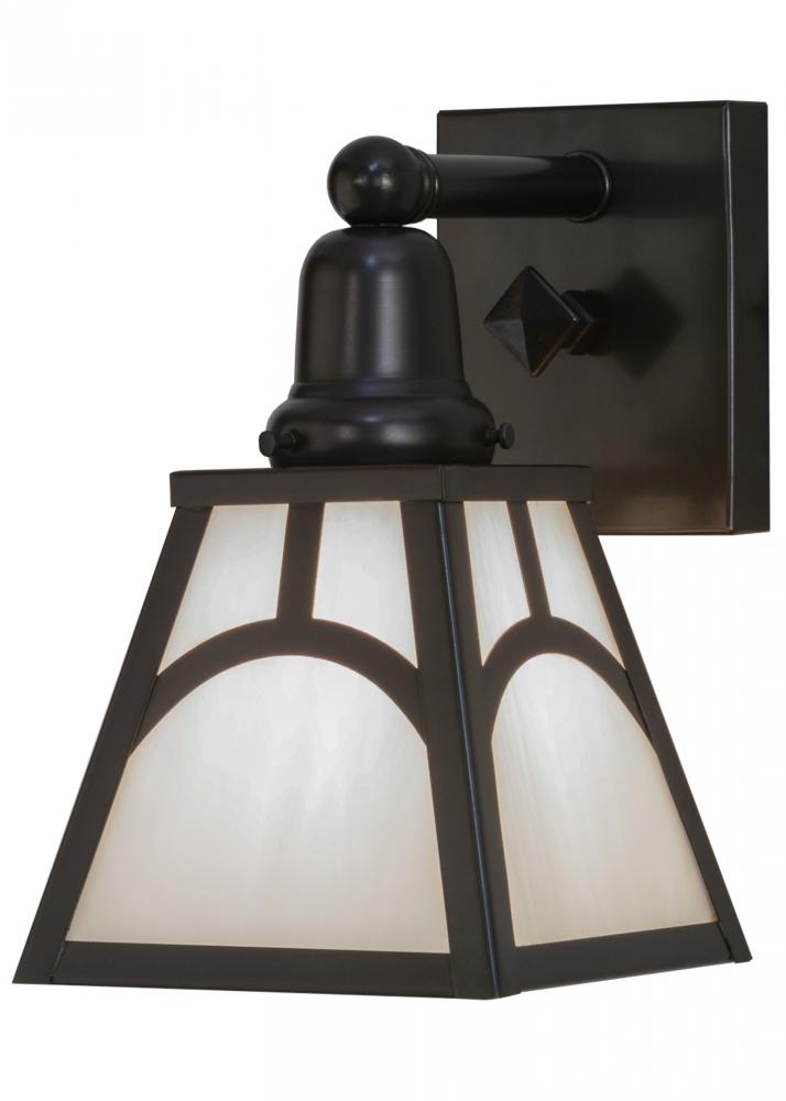 6&#34;W Mission Hill Top Wall Sconce