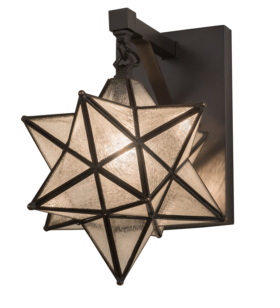 9&#34; Wide Moravian Star Hanging Wall Sconce