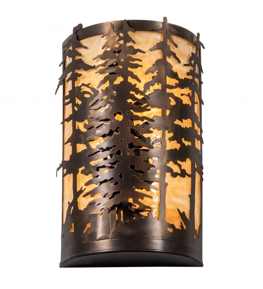 12&#34; Wide Tall Pines Wall Sconce