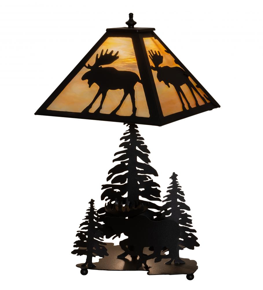 21&#34; High Moose on the Loose Table Lamp