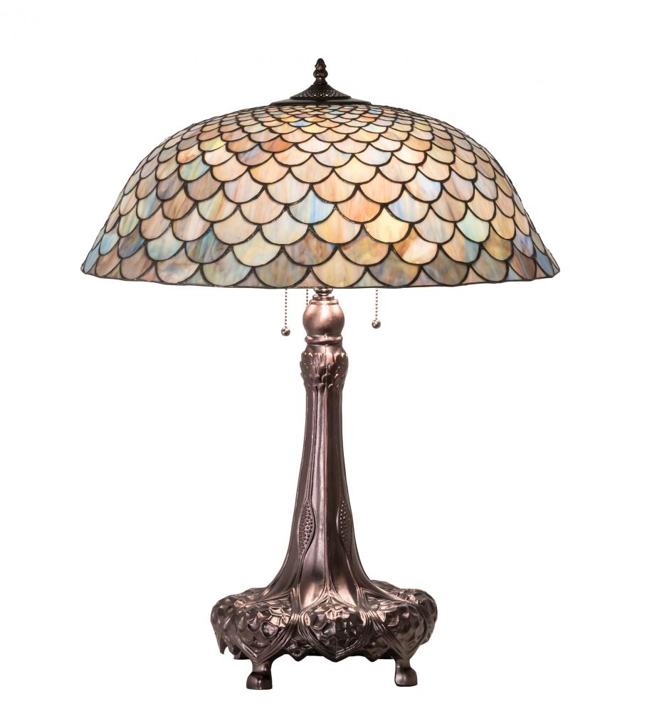 31&#34; High Tiffany Fishscale Table Lamp
