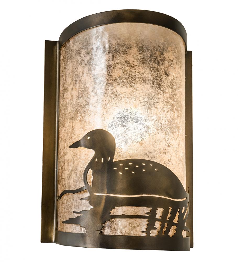 8&#34; Wide Loon Left Wall Sconce