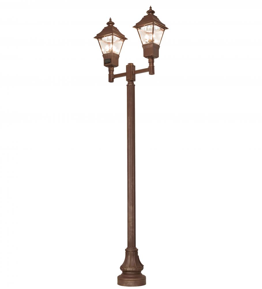 47&#34; Long Carefree 2 Lantern Outdoor Street Lamp