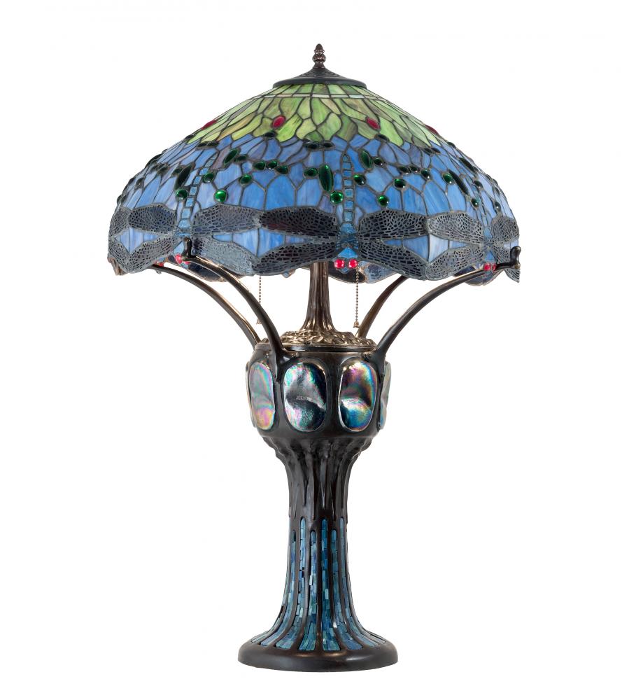 33&#34; High Hanginghead Dragonfly Table Lamp