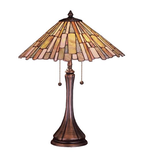 23&#34;H Delta Jadestone Table Lamp