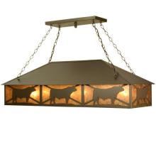 Meyda Blue 106870 - 50"L Steer Oblong Pendant