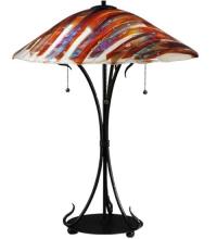  108321 - 28"H Marina Fused Glass Table Lamp
