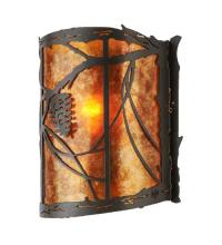  114446 - 9"W Whispering Pines Wall Sconce