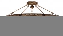  116246 - 48" Wide Arabesque Semi-Flushmount