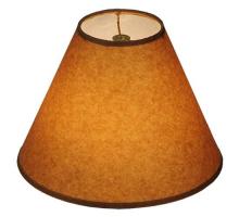  116421 - 10"W X 7"H Taos Brown Parchment Shade