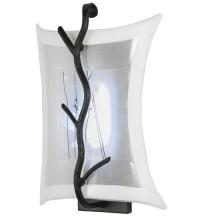  116753 - 10" Wide Twigs LED Fused Glass Wall Sconce