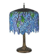  118689 - 28" High Tiffany Wisteria Table Lamp