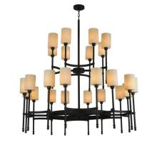  118829 - 60"W Fantasy 24 LT Two Tier Chandelier