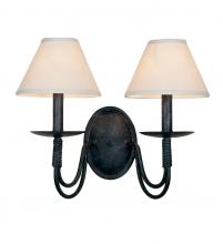  119083 - 16" Wide Bell 2 Light Wall Sconce