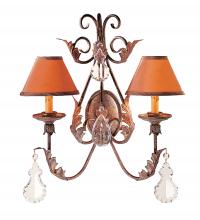  120225 - 21" Wide French Elegance 2 Light Wall Sconce