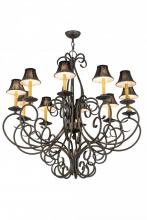 Meyda Blue 120309 - 42"W Phillipe 10 LT Chandelier