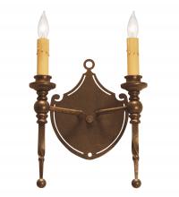  120642 - 8" Wide Malta Crest Wall Sconce
