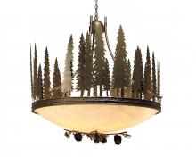  120785 - 48" Wide Towering Pines Inverted Pendant