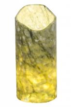  121524 - 3.5"W Cylindre Green Jadestone Shade