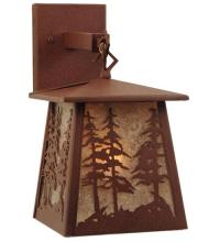  121598 - 7"W Stillwater Tall Pines Hanging Wall Sconce