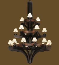  122634 - 62"W Castilla 3 Tier Chandelier