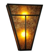  124631 - 14"W "T" Mission Wall Sconce