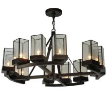 Meyda Blue 125269 - 36" Wide Parker Henry 12 Light Chandelier