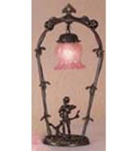  12592 - 19" High Pink Cherub with Violin Mini Lamp