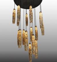  129270 - 72"W Checkers 16 LT Cascading Pendant