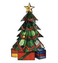 Meyda Blue 12961 - 16"H Christmas Tree Accent Lamp