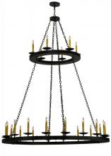  133121 - 60" Wide Loxley 24 LT Two Tier Chandelier