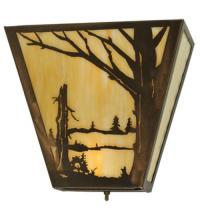 133143 - 13"W Quiet Pond Right Wall Sconce
