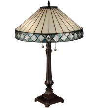 Meyda Blue 134537 - 25"H Diamondring Table Lamp