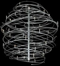  134563 - 73"W Cyclone 36 LT Chandelier