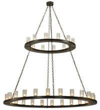  134640 - 72"W Loxley 36 LT Two Tier Chandelier