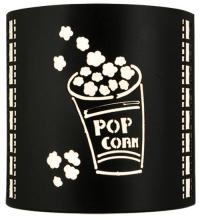  136094 - 10" Wide Tinseltown Filmstrip Popcorn Wall Sconce