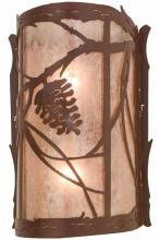  136272 - 10"W Whispering Pines Wall Sconce